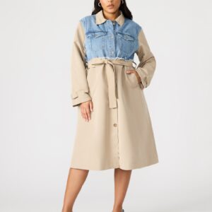Soraya Coat Denim Multi