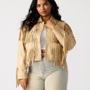 Halia Jacket Tan - Image 2