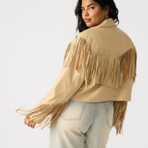 Halia Jacket Tan - Image 4