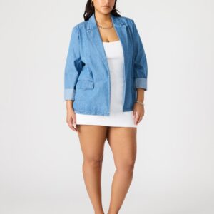 Payton Denim Blazer - Image 6