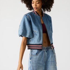 Zamora Jacket Denim Multi - Image 3