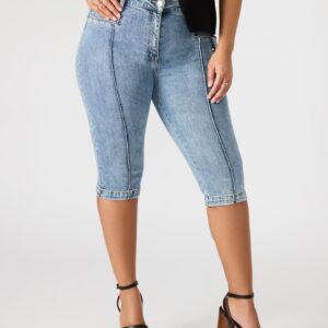 Skinny Delray Denim Capri Pant - Image 3