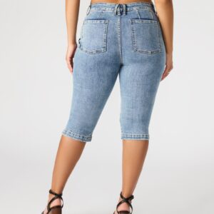Skinny Delray Denim Capri Pant - Image 4