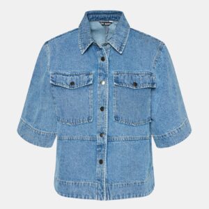 Eliana Denim Top - Image 7
