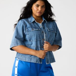 Eliana Denim Top - Image 3