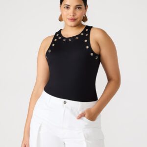 Nico Grommet Bodysuit Black