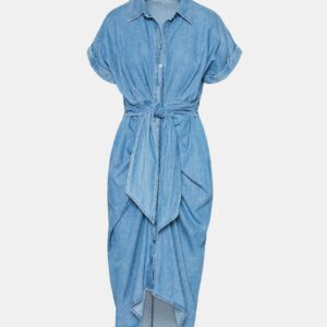 Tori Denim Dress - Image 8