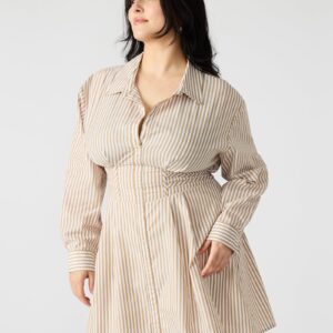 Aria Dress Taupe - Image 4