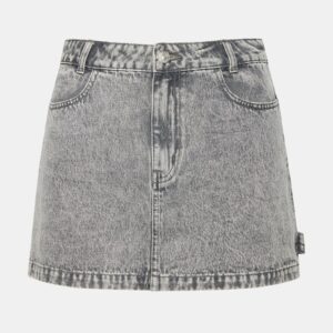 Abaco Denim Skirt Light Grey - Image 5