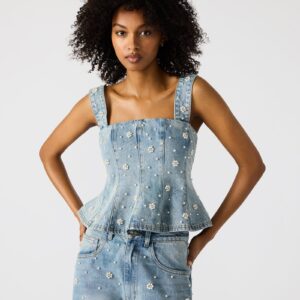 Penelopi Denim Top