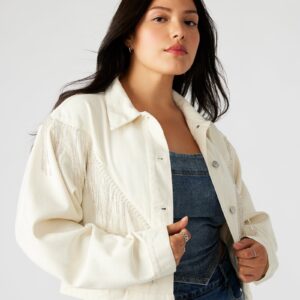 Canyon Denim Jacket Cream - Image 2