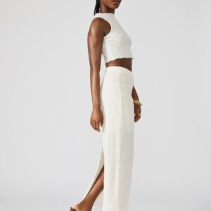 Seaside Maxi Skirt Set Cream - Image 8