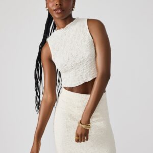 Seaside Maxi Skirt Set Cream - Image 2
