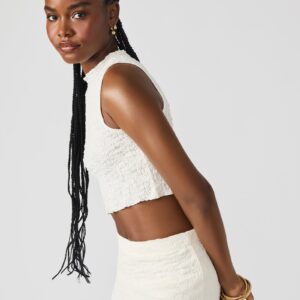 Seaside Maxi Skirt Set Cream - Image 3