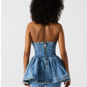 Rina Denim Top - Image 3