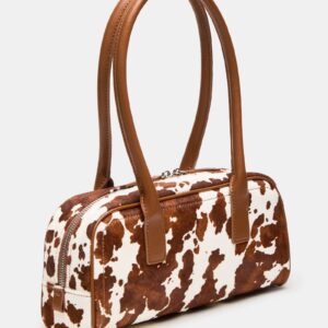 Anise Bag Brown Cow Print - Image 3