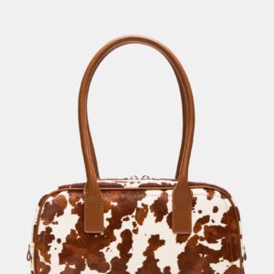 Anise Bag Brown Cow Print