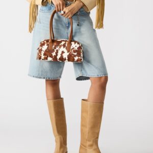 Anise Bag Brown Cow Print - Image 7
