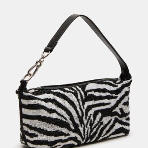 Emersyn Beaded Bag Zebra - Image 4