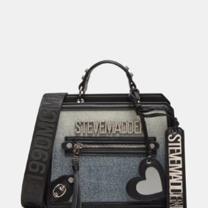 Evelyn Charms Bag Denim Fabric