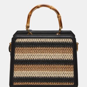 Evelyn Beachy Bag Black/tan - Image 6