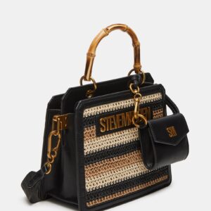 Evelyn Beachy Bag Black/tan - Image 4