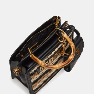 Evelyn Beachy Bag Black/tan - Image 5