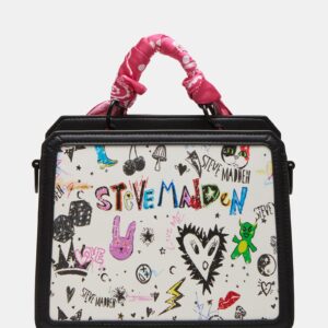 Evelyn Bandana Bag Black Multi - Image 6