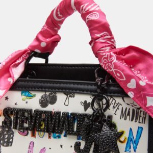 Evelyn Bandana Bag Black Multi - Image 3