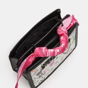 Evelyn Bandana Bag Black Multi - Image 5
