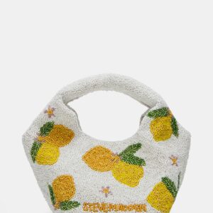 Kinsley Beaded Bag Lemon - Image 6