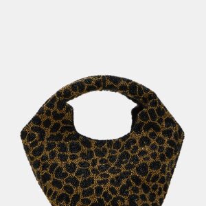 Kinsley Beaded Bag Leopard