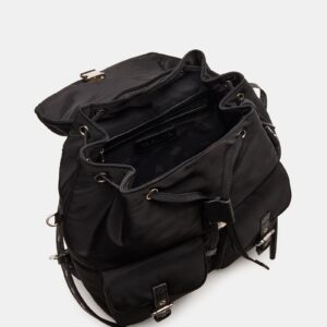 Rolo Nylon Bag Black - Image 5