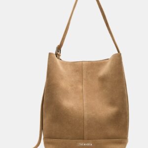 Taylr Bag Taupe Suede - Image 6