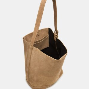 Taylr Bag Taupe Suede - Image 5