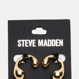 Front/back Teardrop Earrings Gold - Image 3