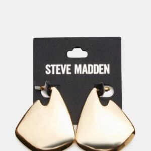 Geometric Earrings Gold - Image 3