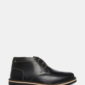 Kids' Harkeen Black Leather