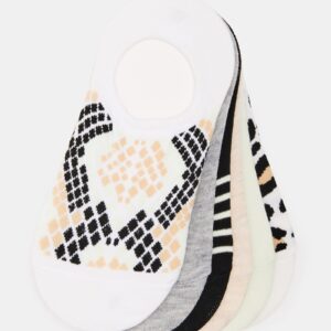 Slithr Socks Cream Multi - Image 1