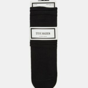 2 Pack Slouchy Crew Socks Black White - Image 4