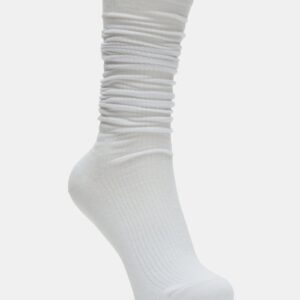 2 Pack Slouchy Crew Socks Black White - Image 3