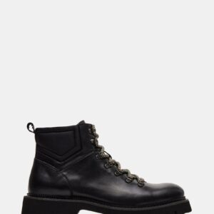 Fergus Black Leather