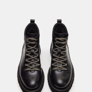 Fergus Black Leather - Image 4