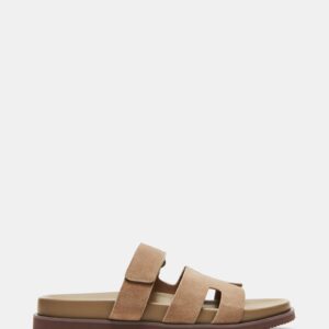 Maiven Taupe Suede