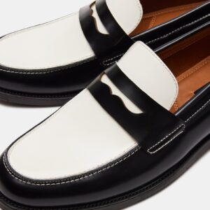 Natan Black/white Leather - Image 4