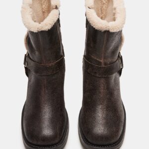 Brixton Fur Brown Distressed - Image 4