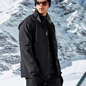 Boyfriend Style Men Zip Up Flap Pocket Hooded Sports Jacket Workout Tops - Image 4