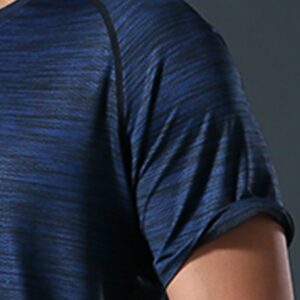 Boyfriend Style Men Space Dye Raglan Sleeve Sports Tee - Image 3