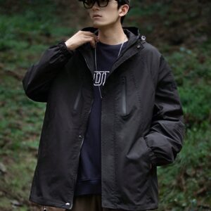 Men Zip Up Hooded Sports Jacket Workout Tops - Image 7