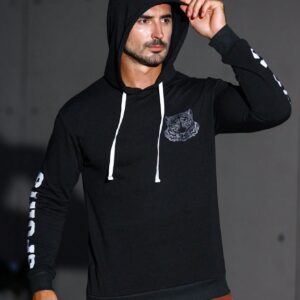 Men Letter Graphic Drawstring Sports Hoodie Men Sweatshirt - Image 4